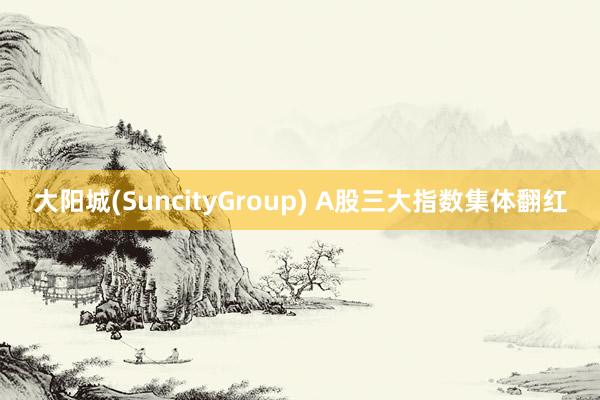 大阳城(SuncityGroup) A股三大指数集体翻红
